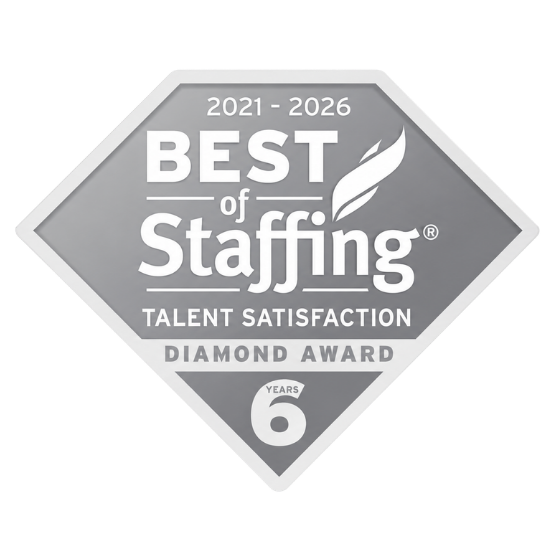 2021 through 2026 Best of Staffing Talent recognition for Scion Staffing